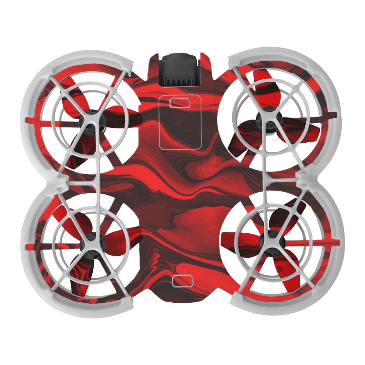 Red Lava Flow DJI Neo Drone Skin
