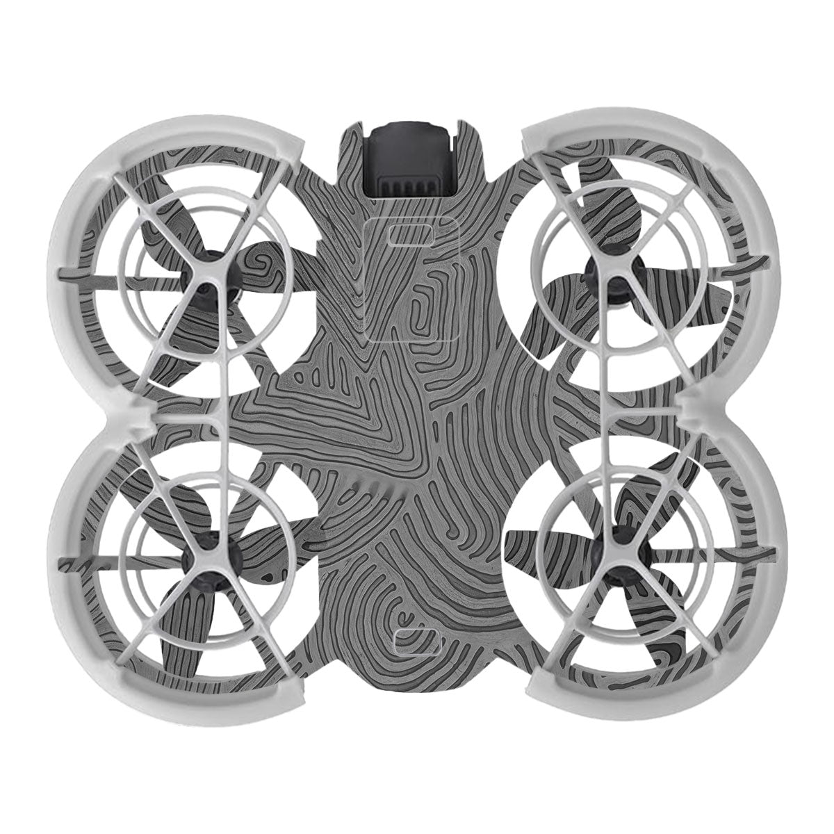 Monochrome Line Maze DJI Neo Drone Skin