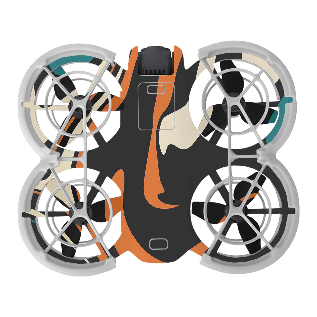 Mid-Century Abstract Swirl DJI Neo Drone Skin