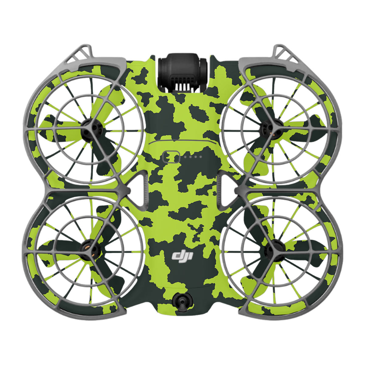 Neon Green Splatter DJI Neo 2 Drone Skin