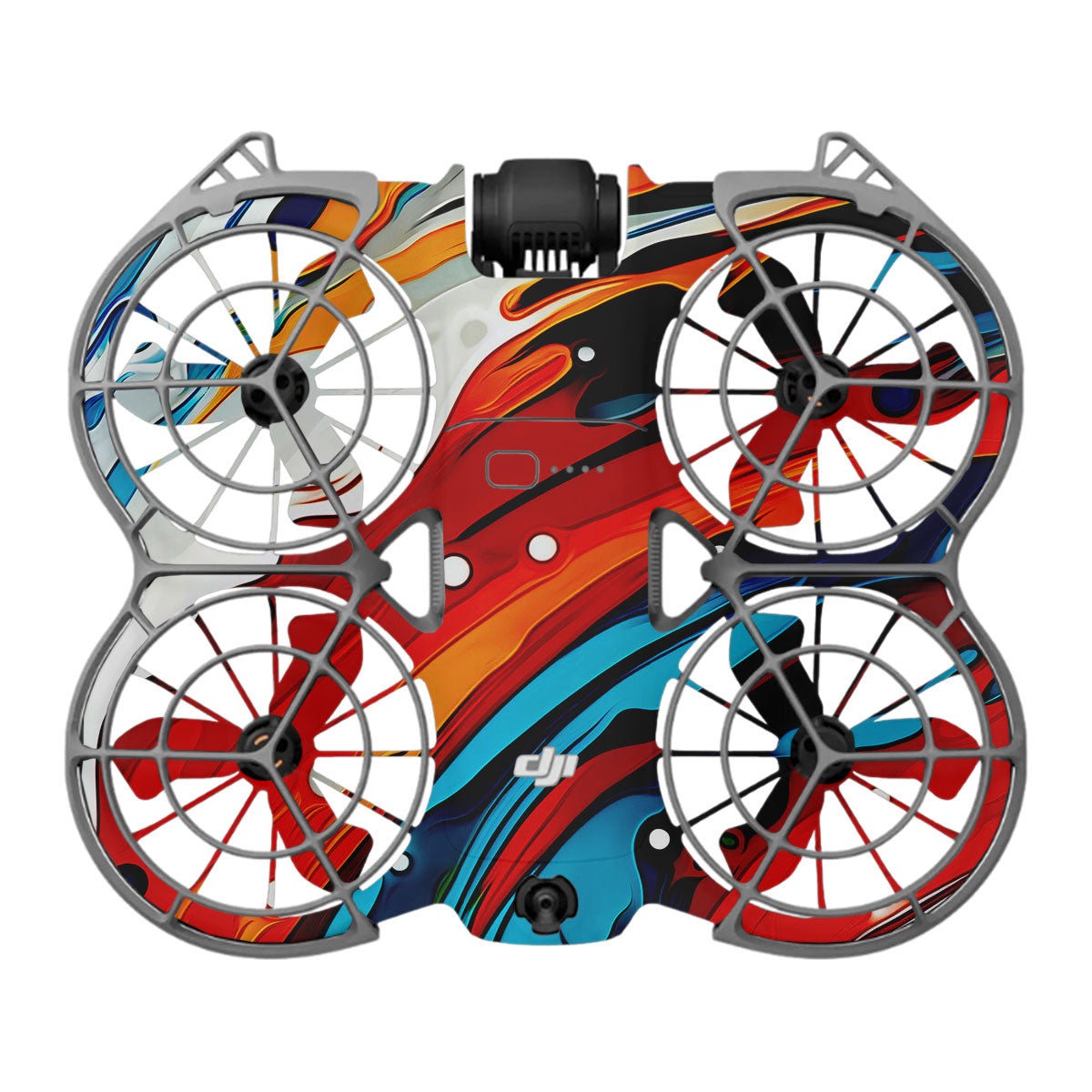 Fire & Ice Flow DJI Neo 2 Drone Skin