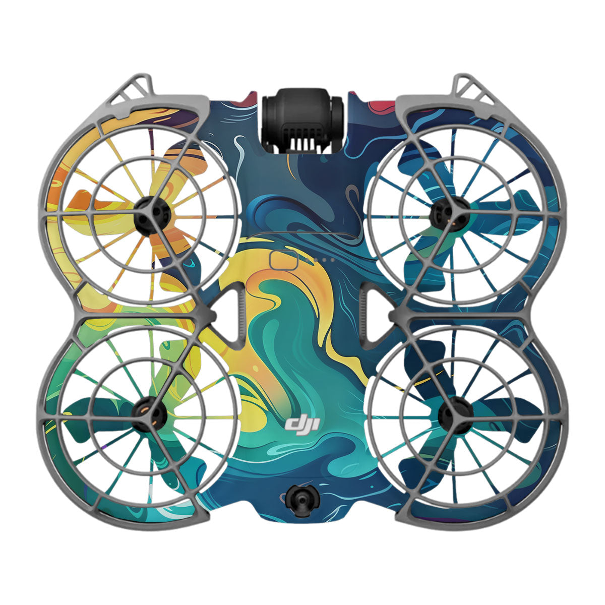 Rainbow Liquid Fusion DJI Neo 2 Drone Skin