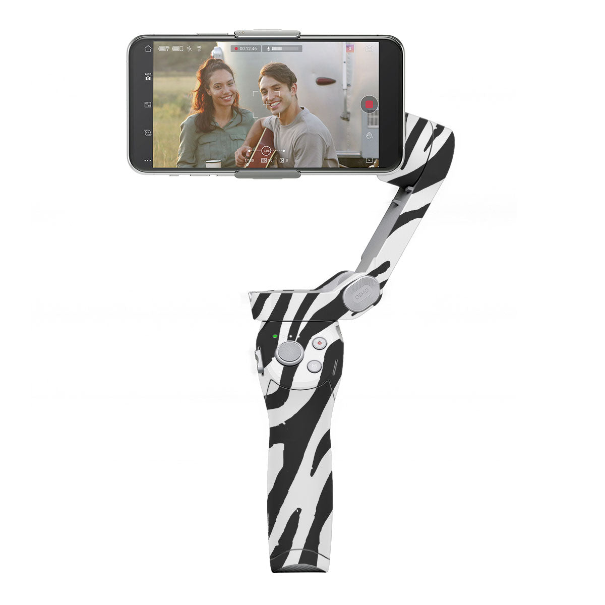 Classic Zebra Stripes DJI OM 4 Gimbal Skin
