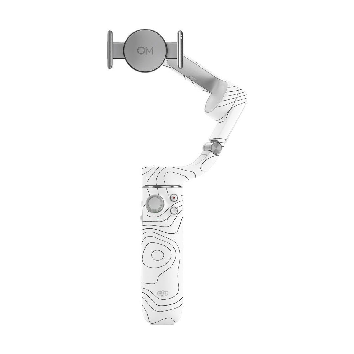 White Contour Design DJI OM 5 Gimbal Skin