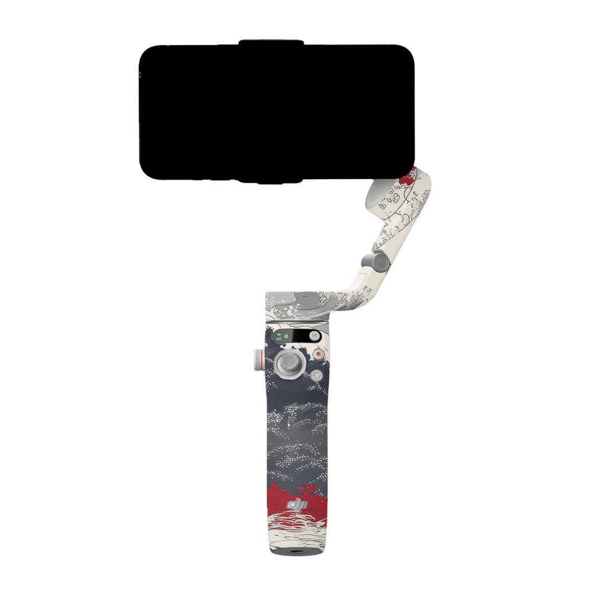Abstract Waves DJI OM 6 Gimbal Skin