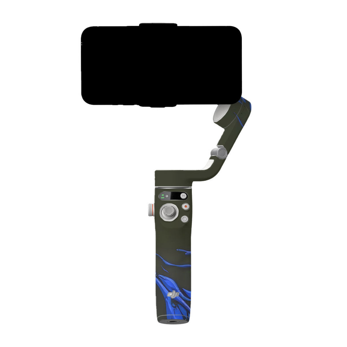 Venom Blue DJI OM 6 Gimbal Skin