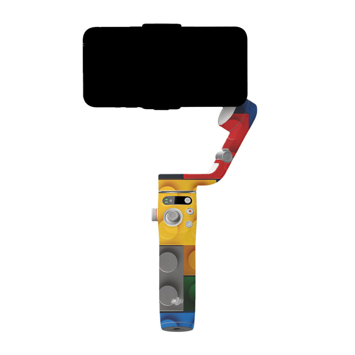 Colorful LEGO Brick Wall Pattern DJI OM 6 Gimbal Skin