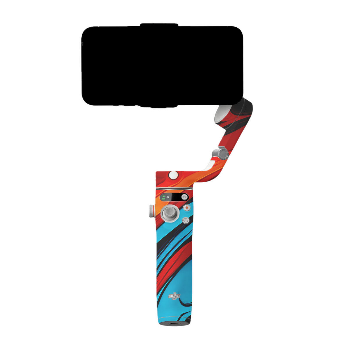 Fire & Ice Flow DJI OM 6 Gimbal Skin