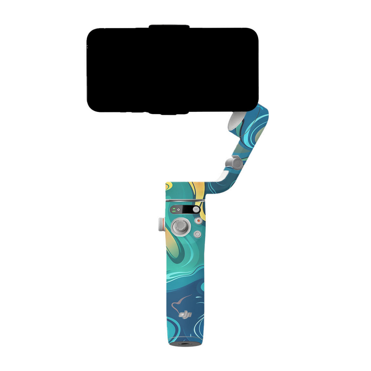 Rainbow Liquid Fusion DJI OM 6 Gimbal Skin