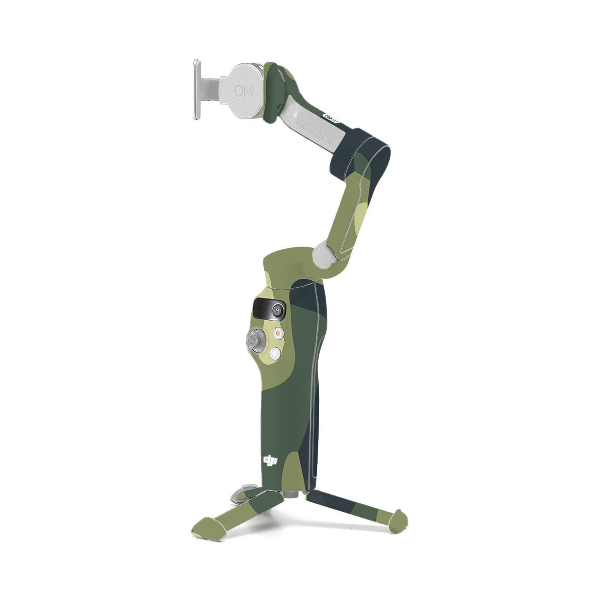 Forest Green Camo DJI OM 7 Gimbal Skin