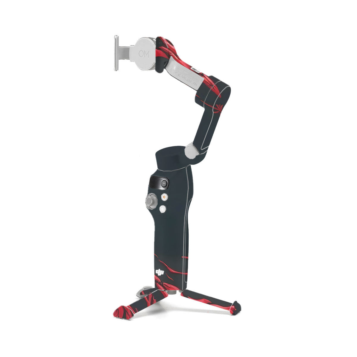 Venom Red DJI OM 7 Gimbal Skin