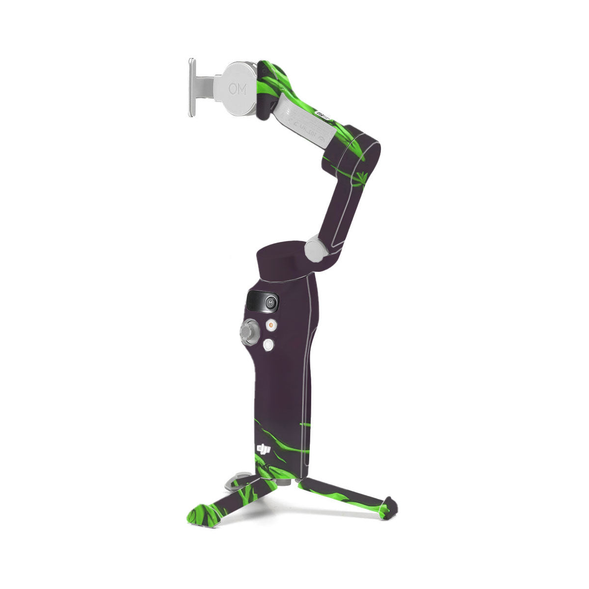 Venom Green DJI OM 7 Gimbal Skin