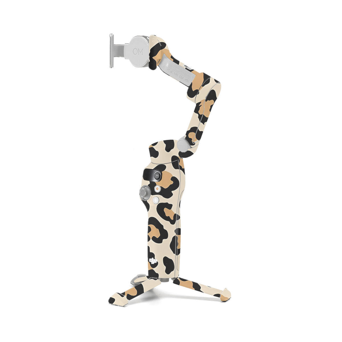 Sandy Leopard Spots DJI OM 7 Gimbal Skin