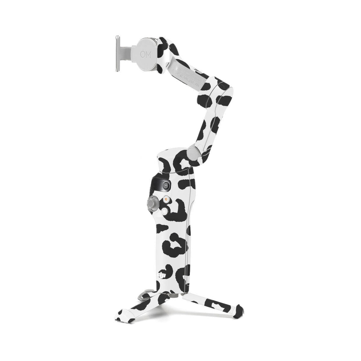White Leopard DJI OM 7 Gimbal Skin
