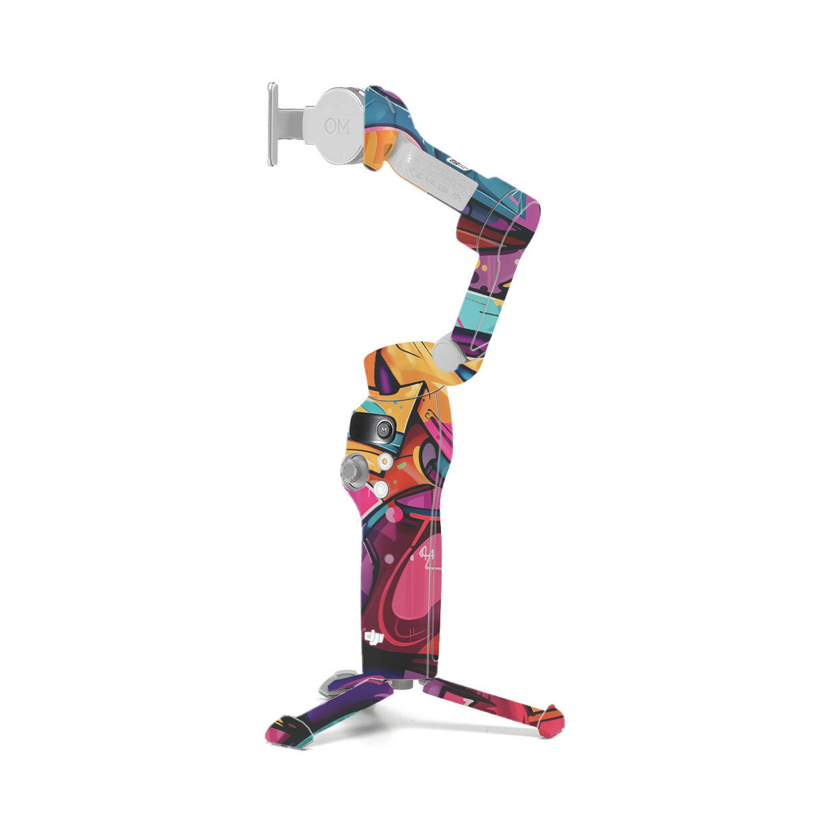 Urban Graffiti Explosion DJI OM 7 Gimbal Skin