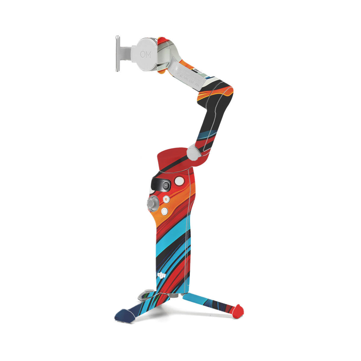 Fire & Ice Flow DJI OM 7 Gimbal Skin