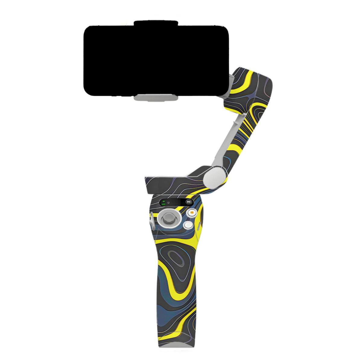 Neon Lava Contours DJI OM SE Gimbal Skin
