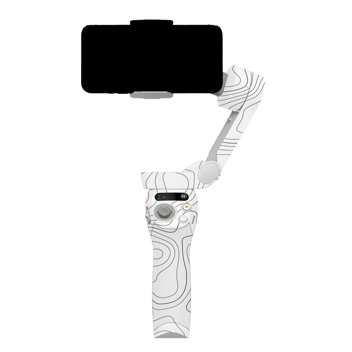 White Contour Design DJI OM SE Gimbal Skin