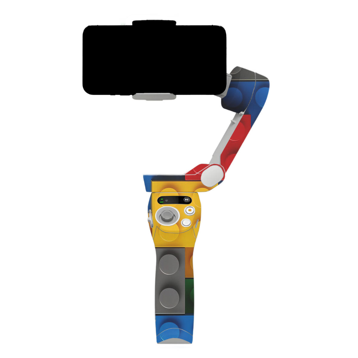 Colorful LEGO Brick Wall Pattern DJI OM SE Gimbal Skin