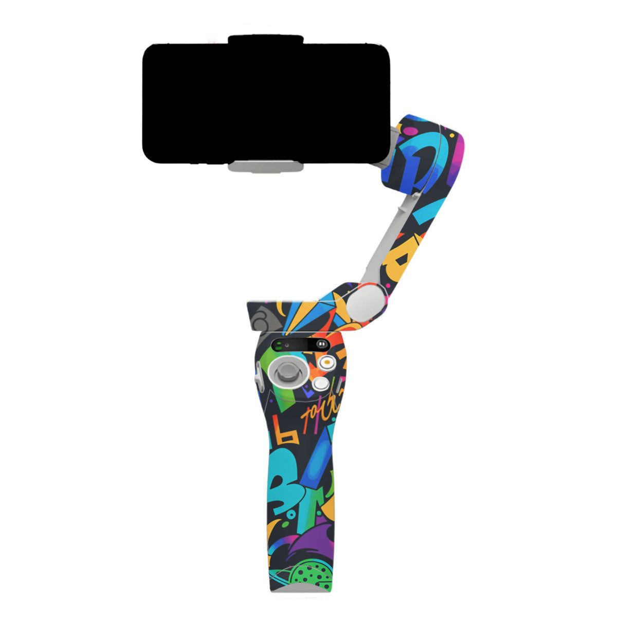 Colorful Urban Street Art Lettering DJI OM SE Gimbal Skin