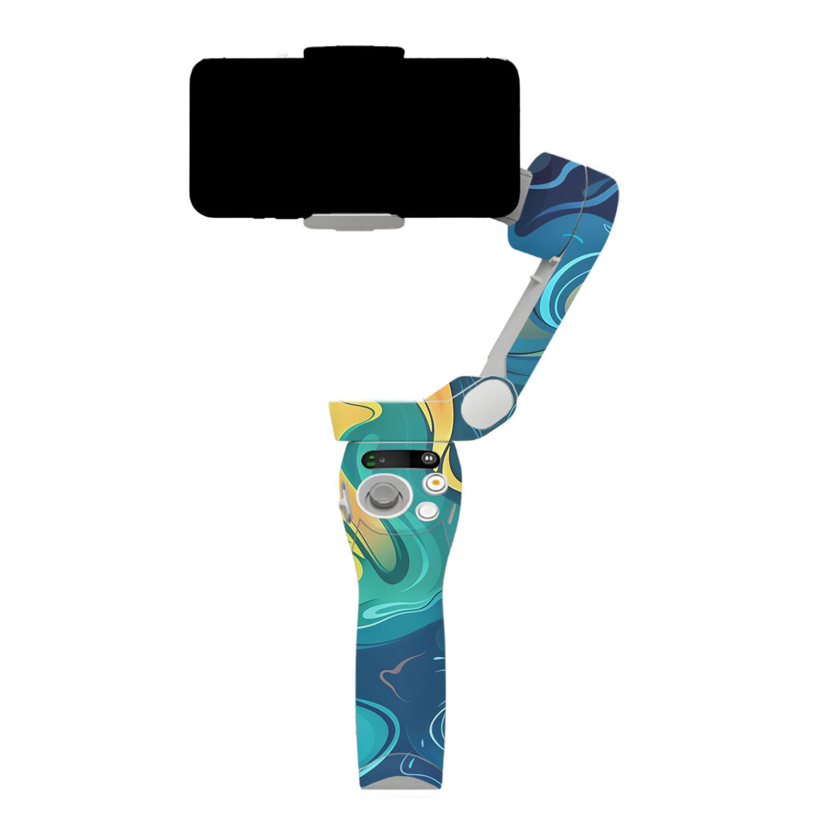 Rainbow Liquid Fusion DJI OM SE Gimbal Skin