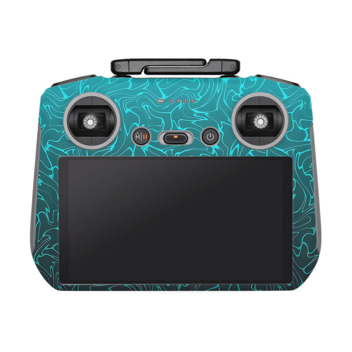 Cyan Blue to Black Gradient DJI RC 2 Remote Controller Skin