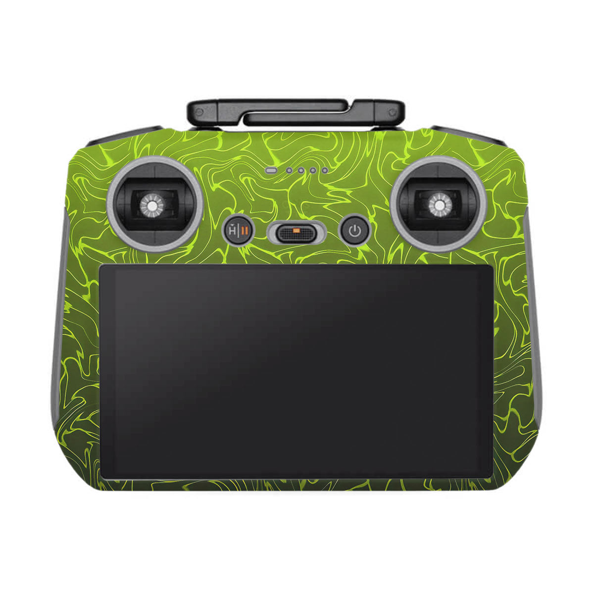 Lime Yellow to Black Gradient DJI RC 2 Remote Controller Skin