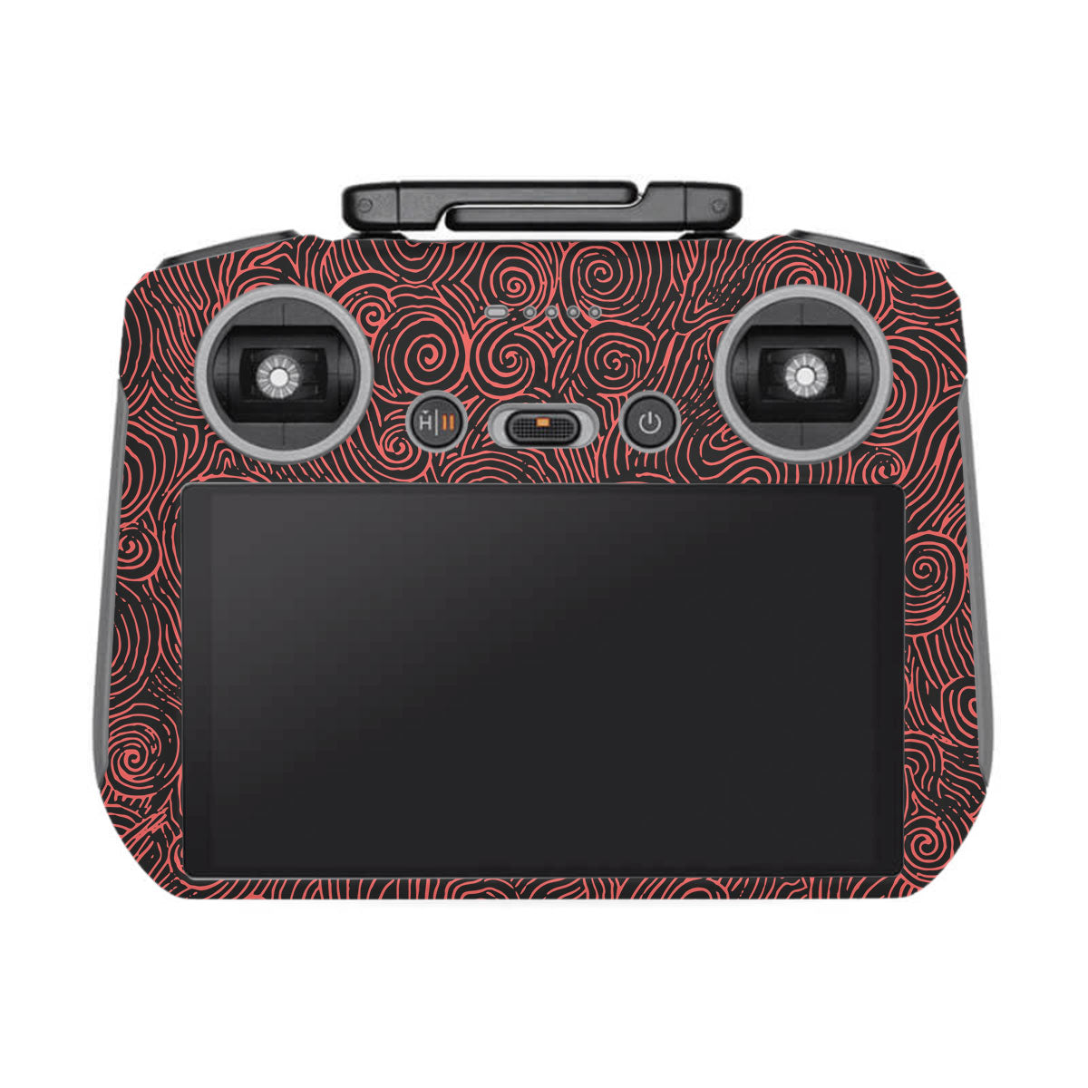 Red Spirals DJI RC 2 Remote Controller Skin