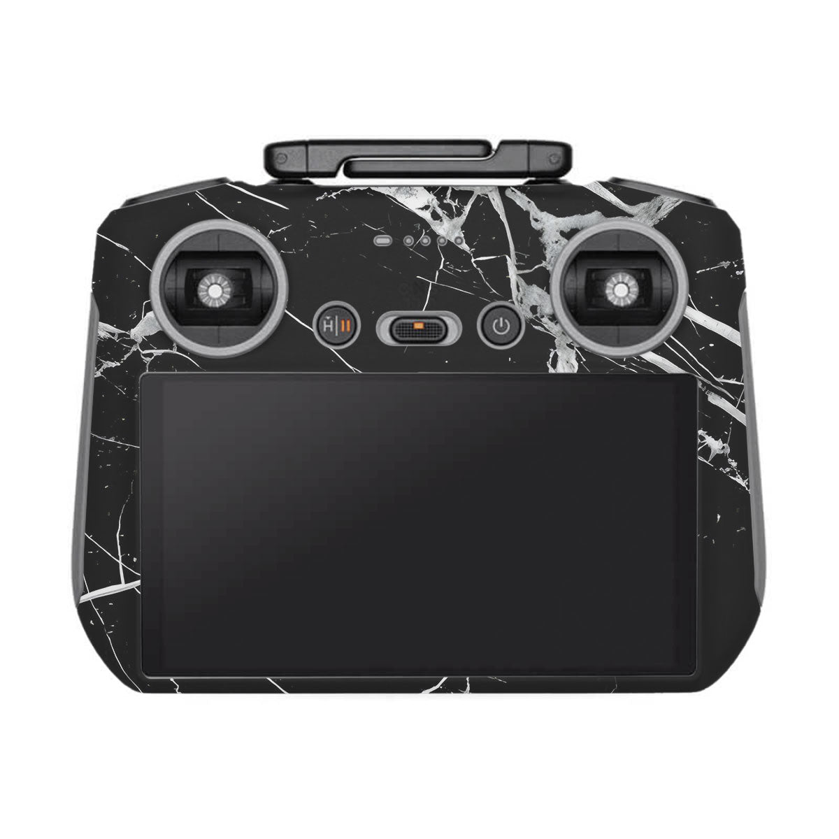 White Veins on Black DJI RC 2 Remote Controller Skin