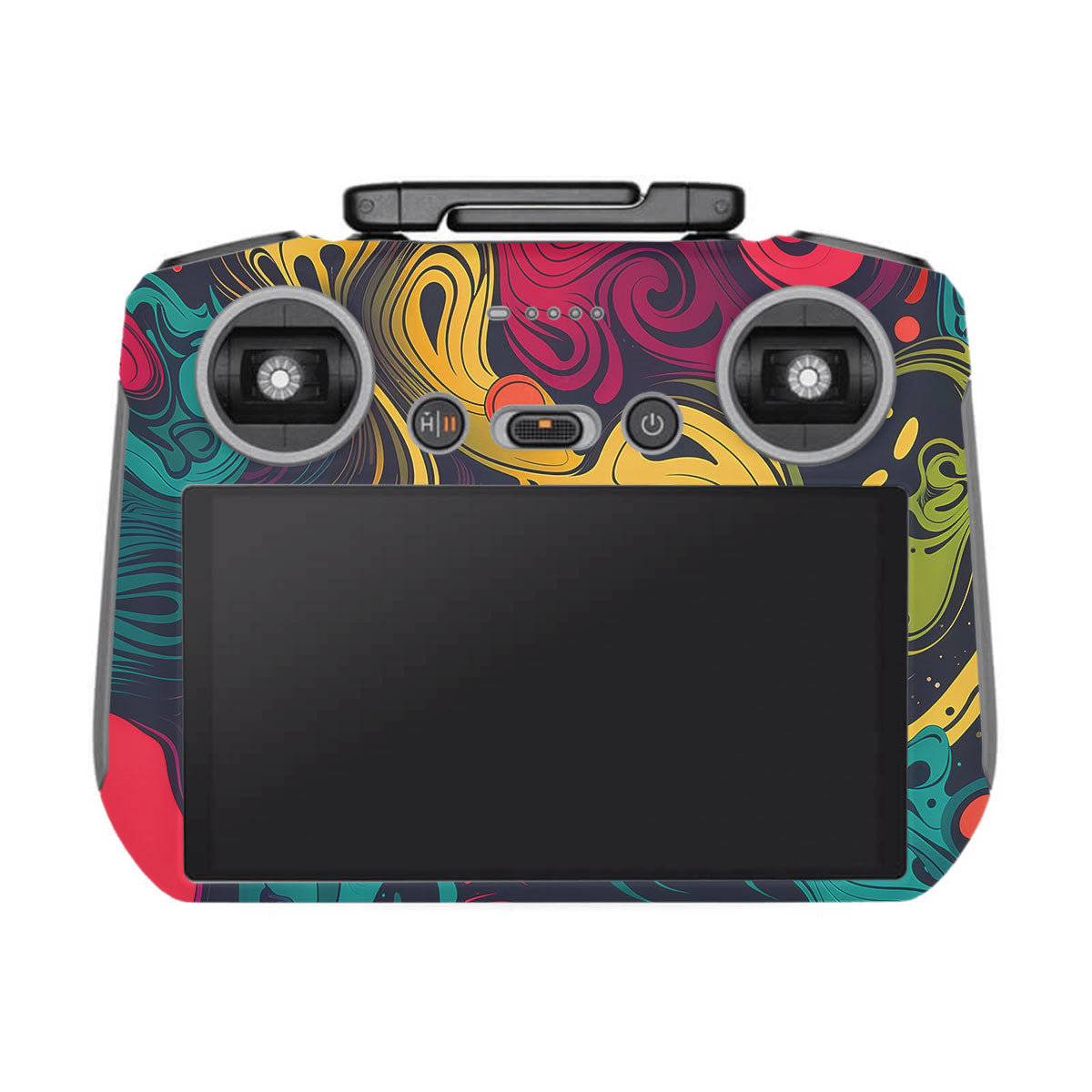 Psychedelic Color Swirl DJI RC 2 Remote Controller Skin