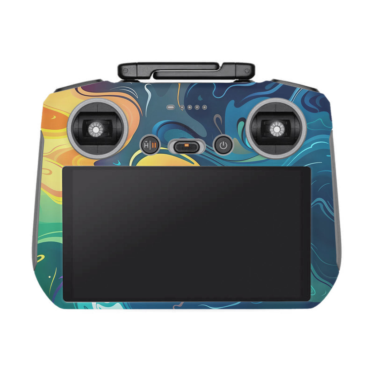Rainbow Liquid Fusion DJI RC 2 Remote Controller Skin