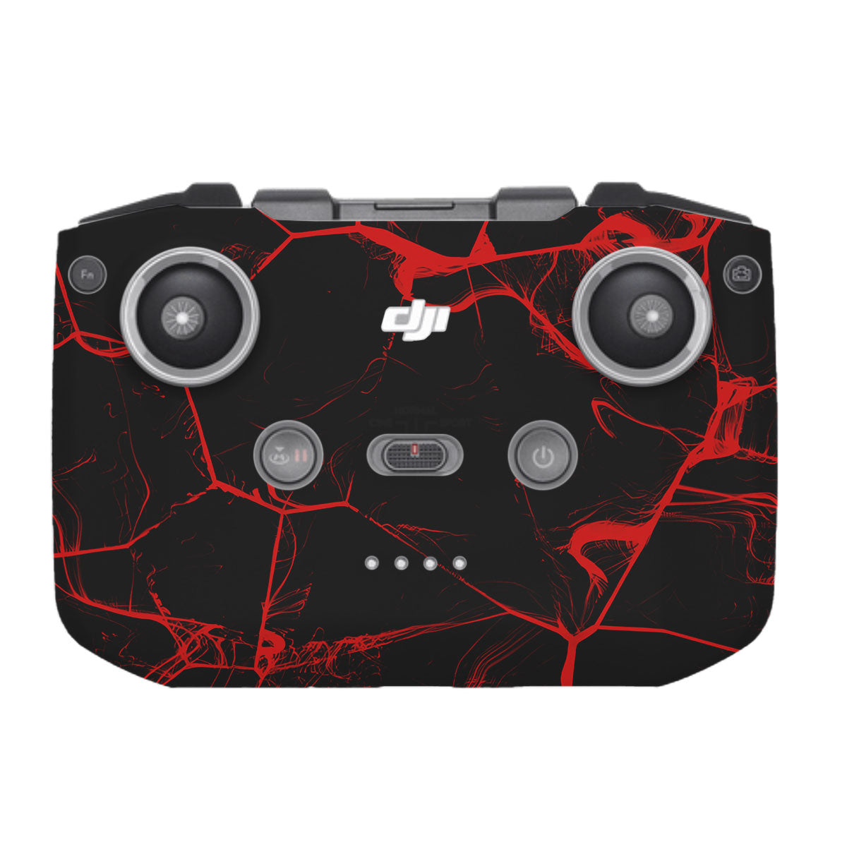 Red Neural Grid DJI RC-N1 Remote Controller Skin