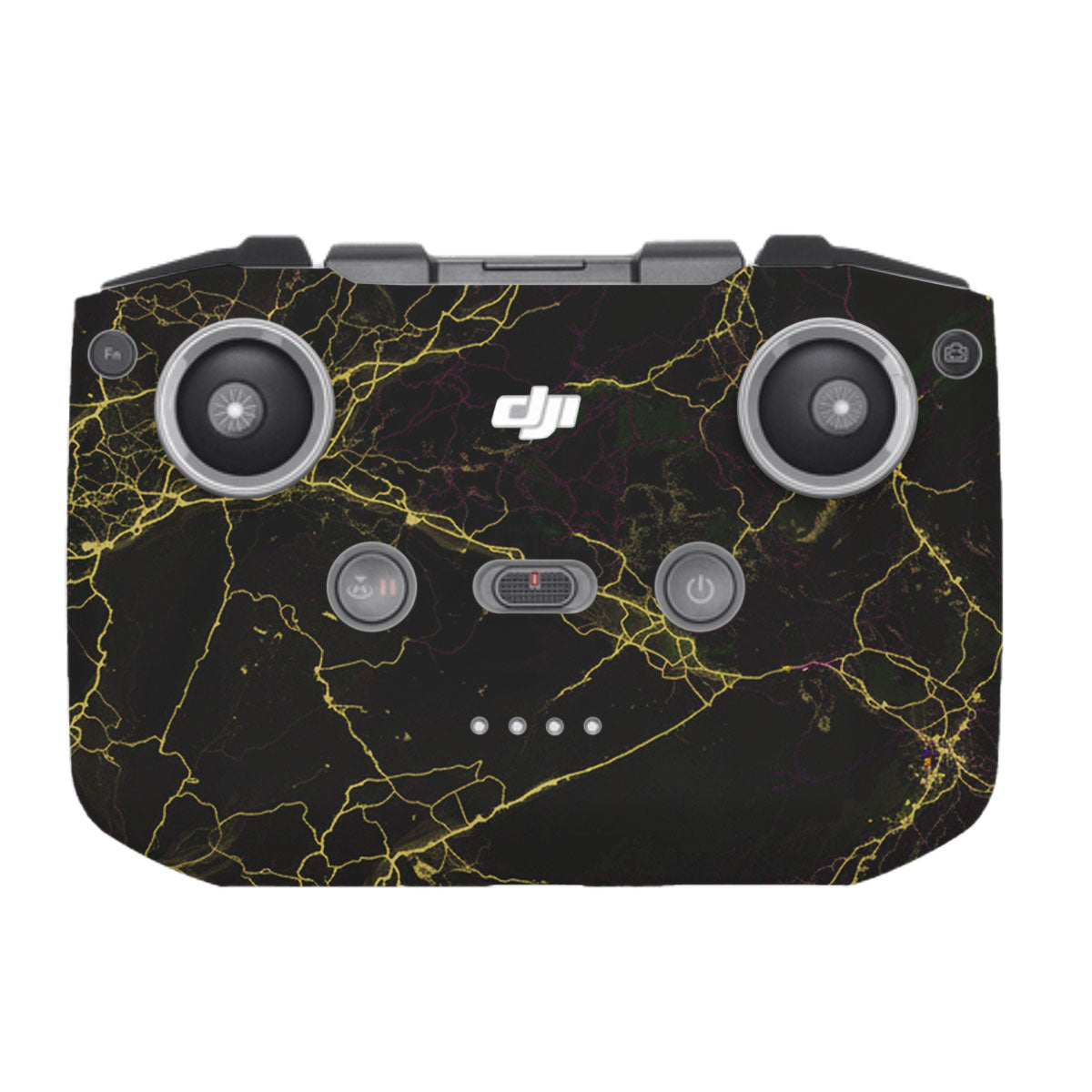Electric Gold Veins DJI RC-N1 Remote Controller Skin