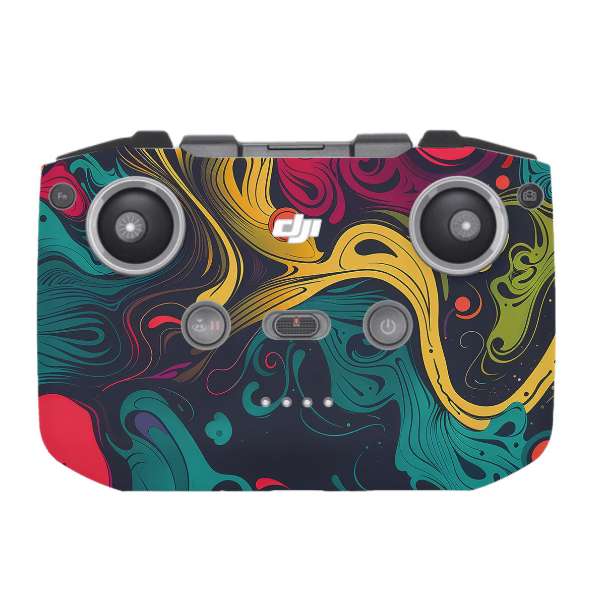 Psychedelic Color Swirl DJI RC-N1 Remote Controller Skin