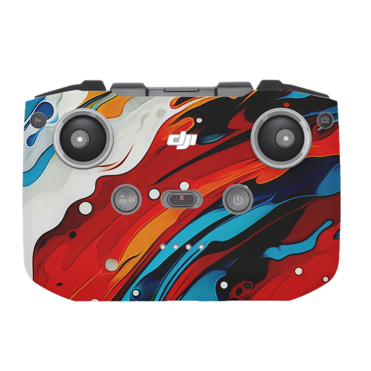 Fire & Ice Flow DJI RC-N1 Remote Controller Skin