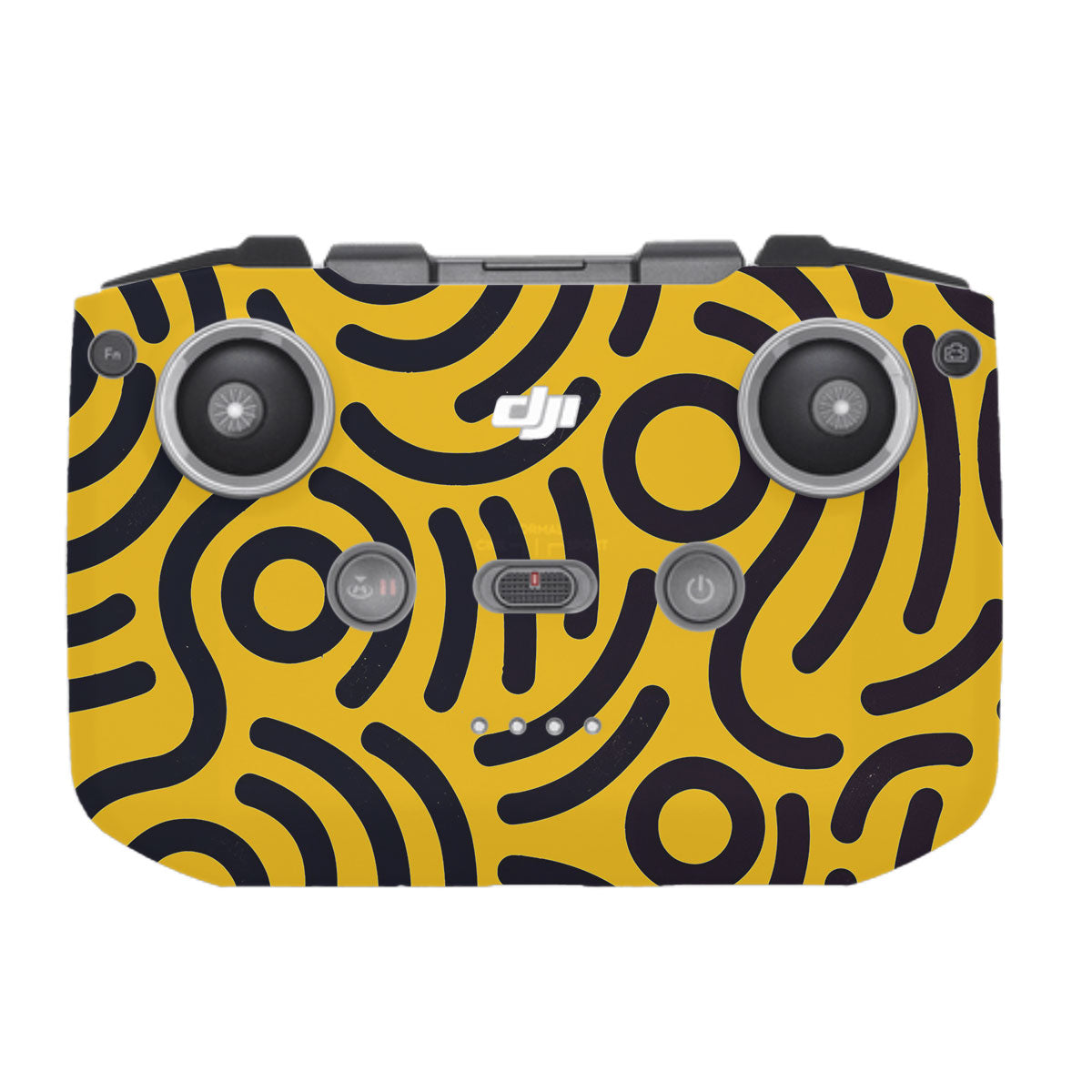 Minimal Yellow Wave DJI RC-N1 Remote Controller Skin