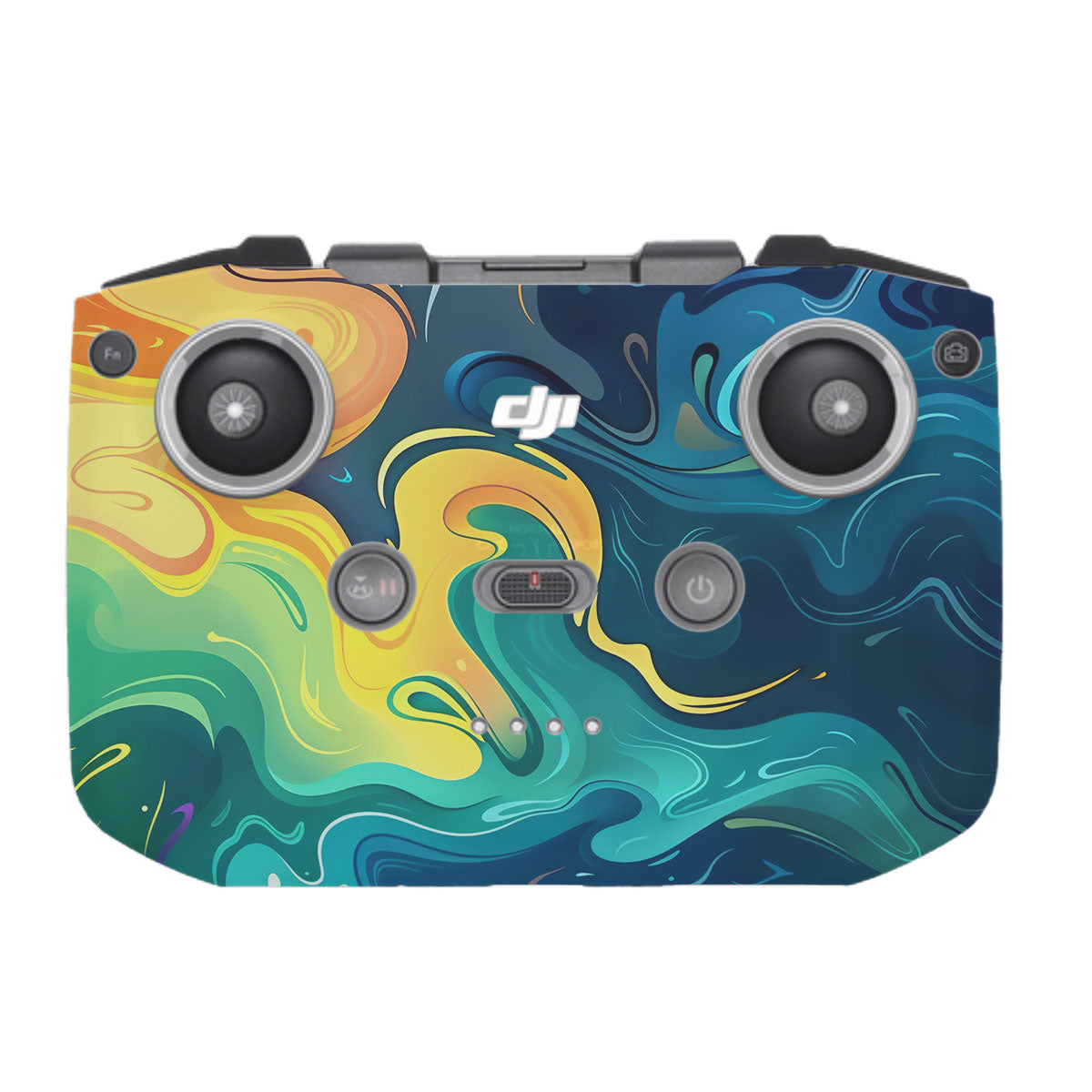 Rainbow Liquid Fusion DJI RC-N1 Remote Controller Skin