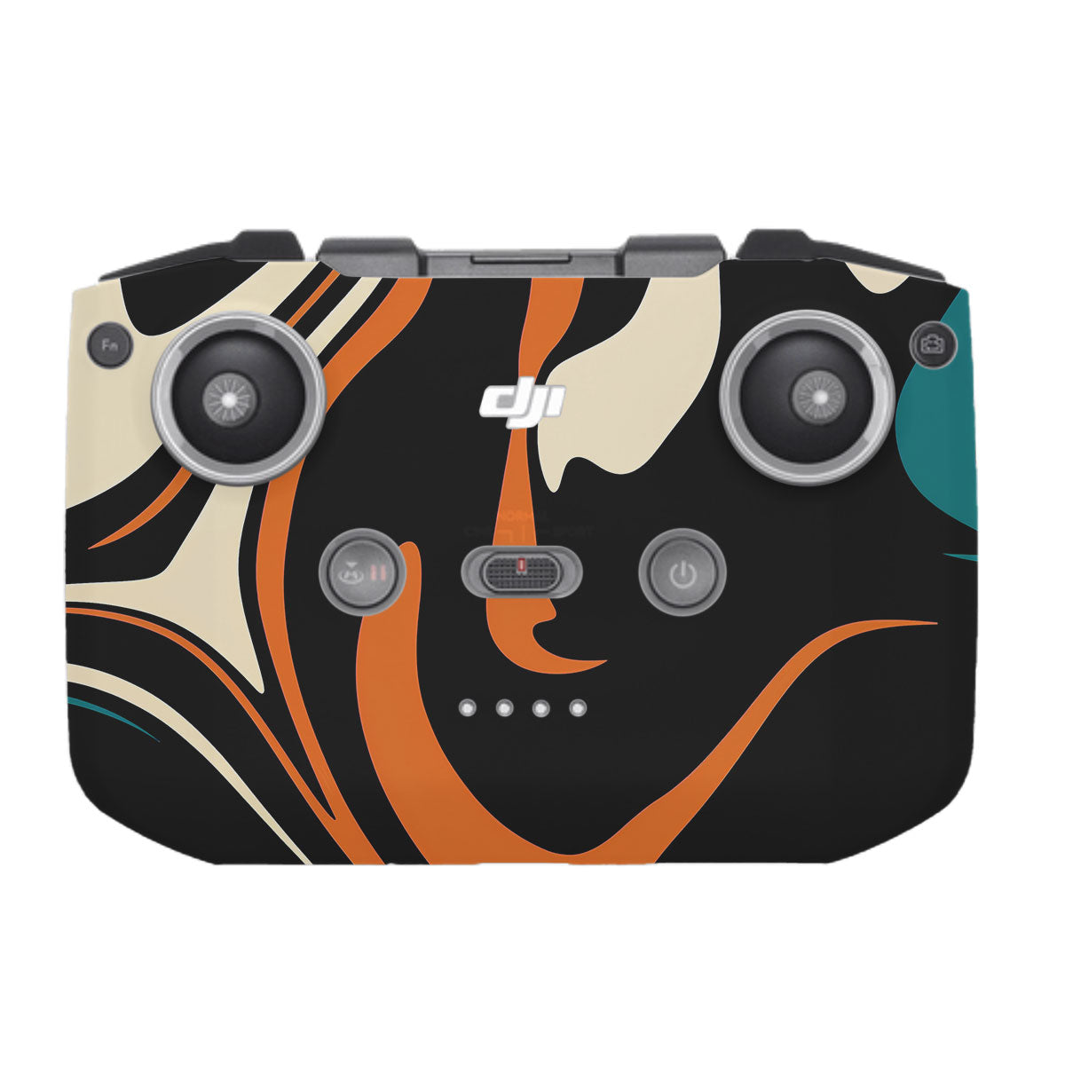 Mid-Century Abstract Swirl DJI RC-N1 Remote Controller Skin