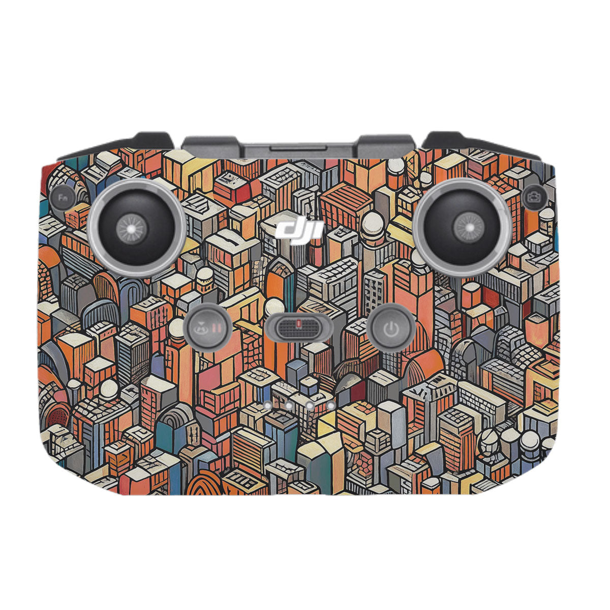 Isometric Cityscape DJI RC-N1 Remote Controller Skin