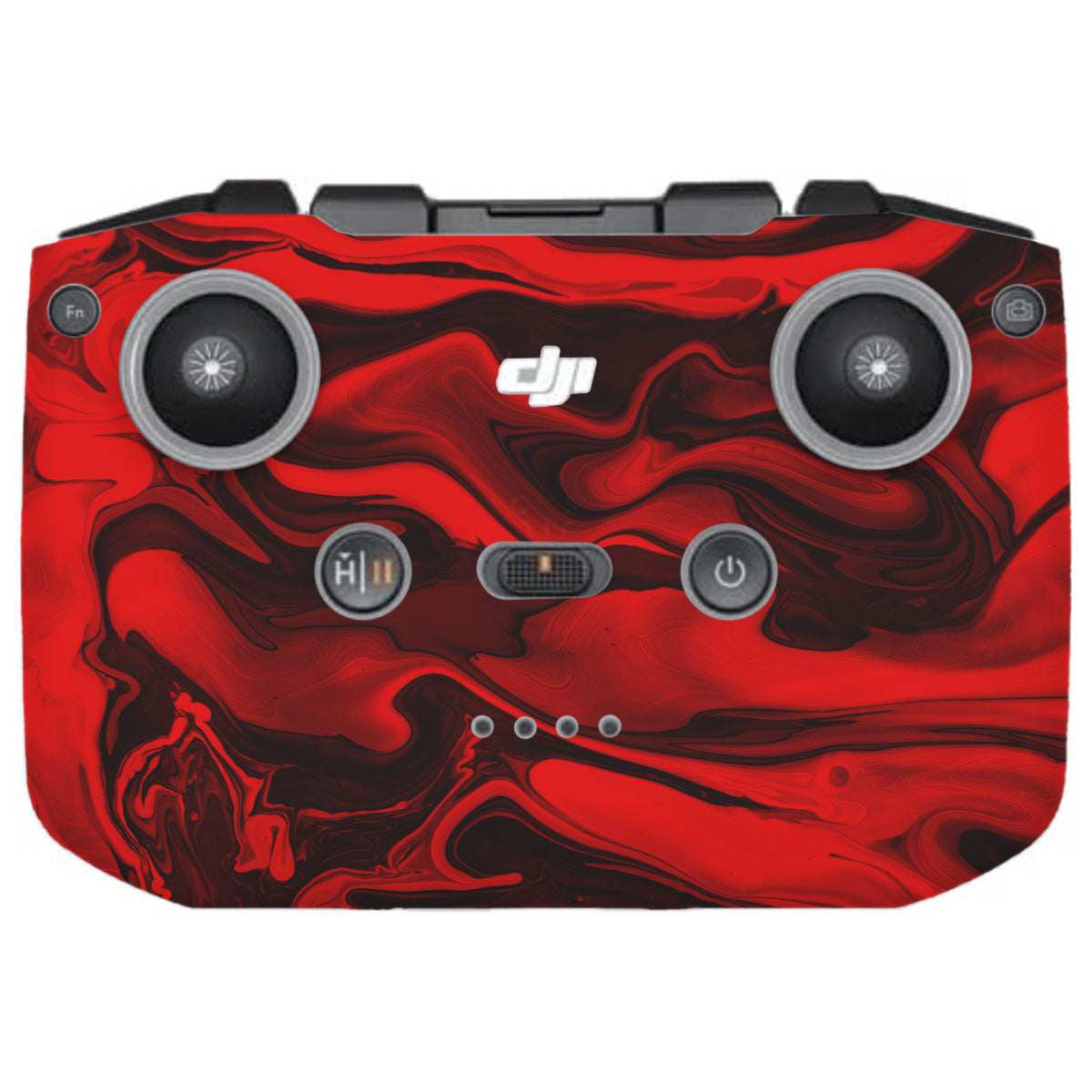 Red Lava Flow DJI RC-N2 Remote Controller Skin