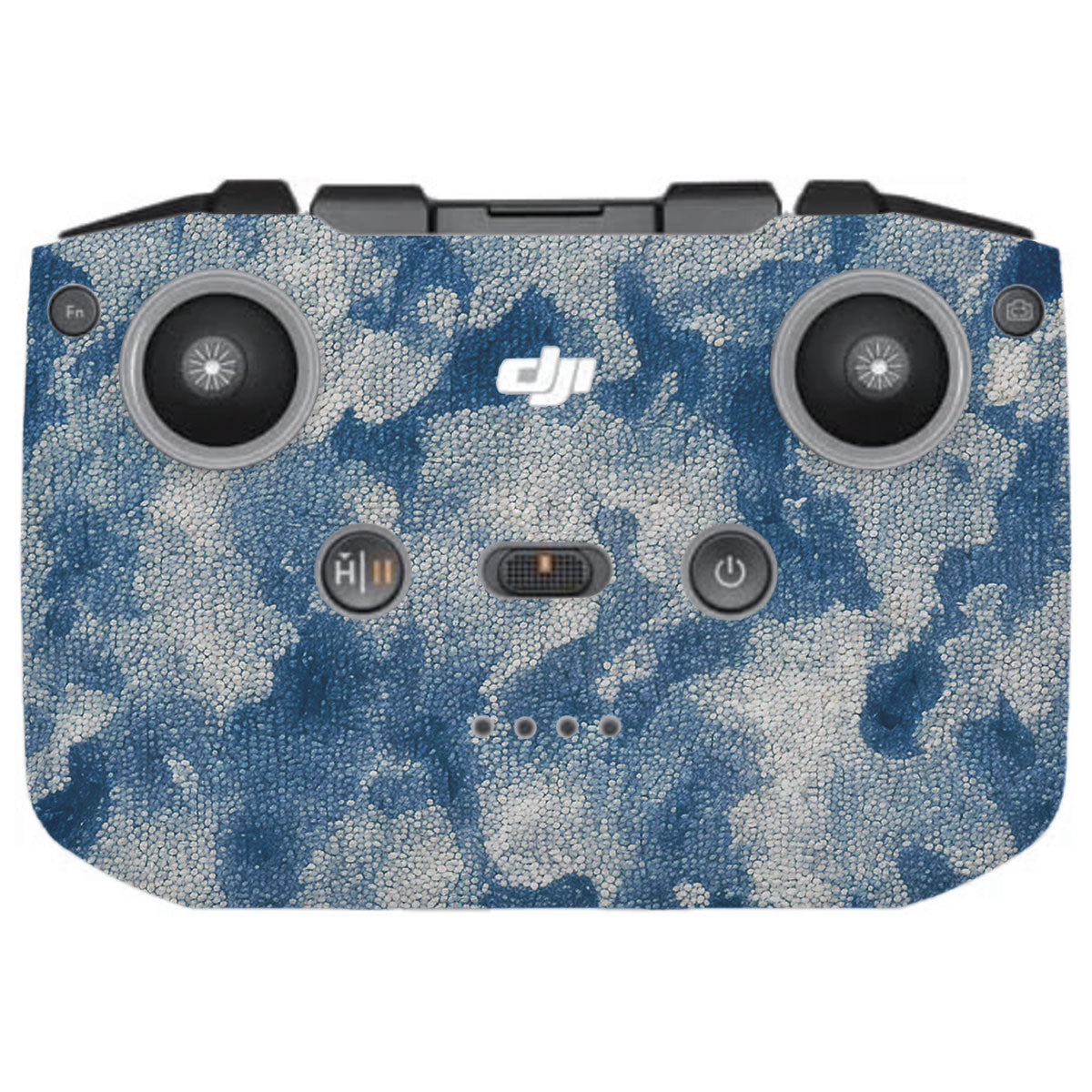 Blue Watercolor Fabric DJI RC-N2 Remote Controller Skin