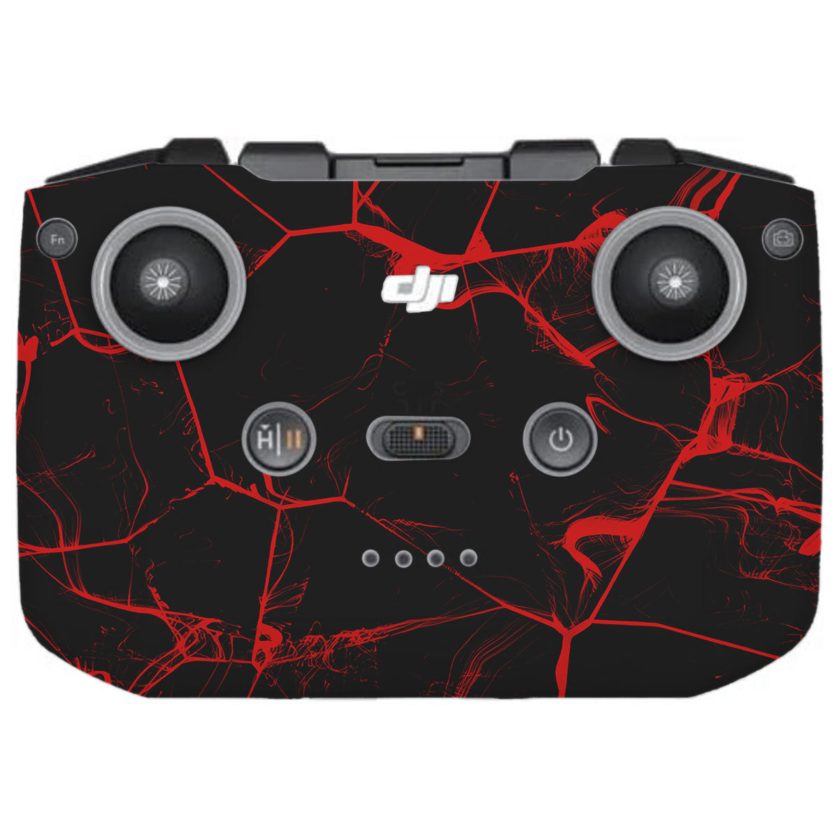 Red Neural Grid DJI RC-N2 Remote Controller Skin