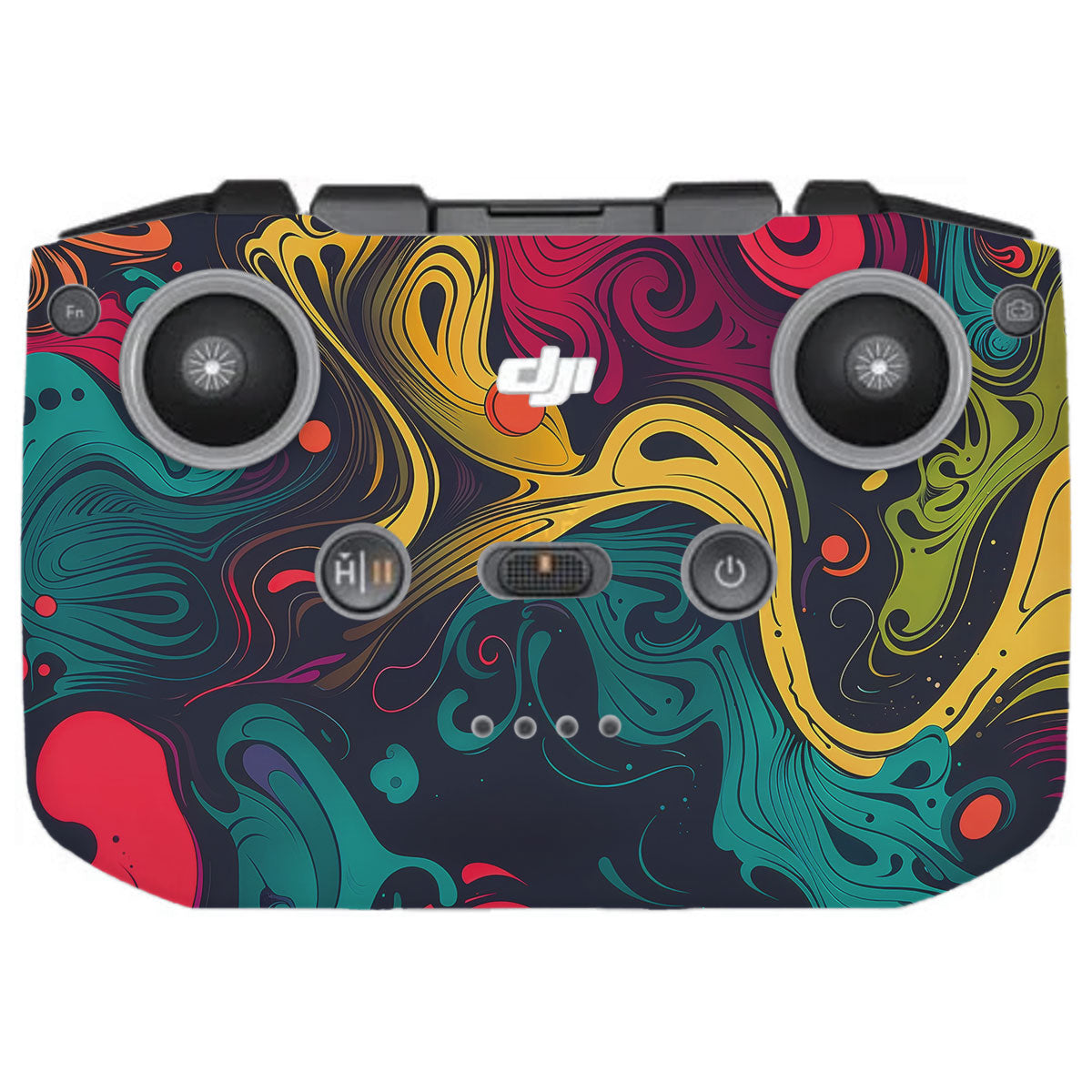Psychedelic Color Swirl DJI RC-N2 Remote Controller Skin