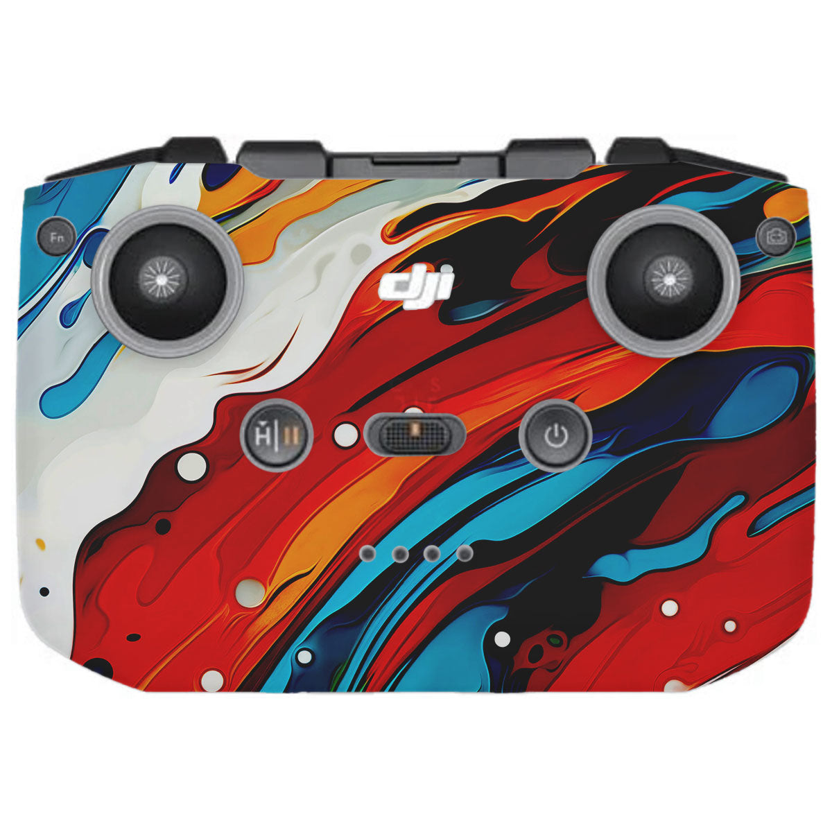 Fire & Ice Flow DJI RC-N2 Remote Controller Skin