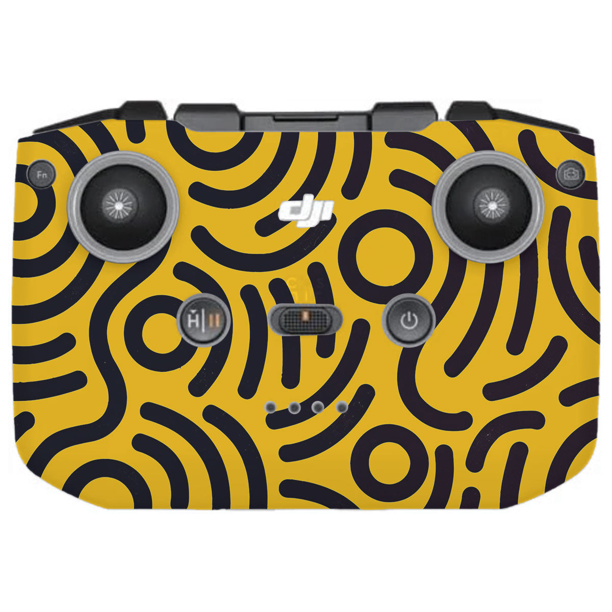 Minimal Yellow Wave DJI RC-N2 Remote Controller Skin