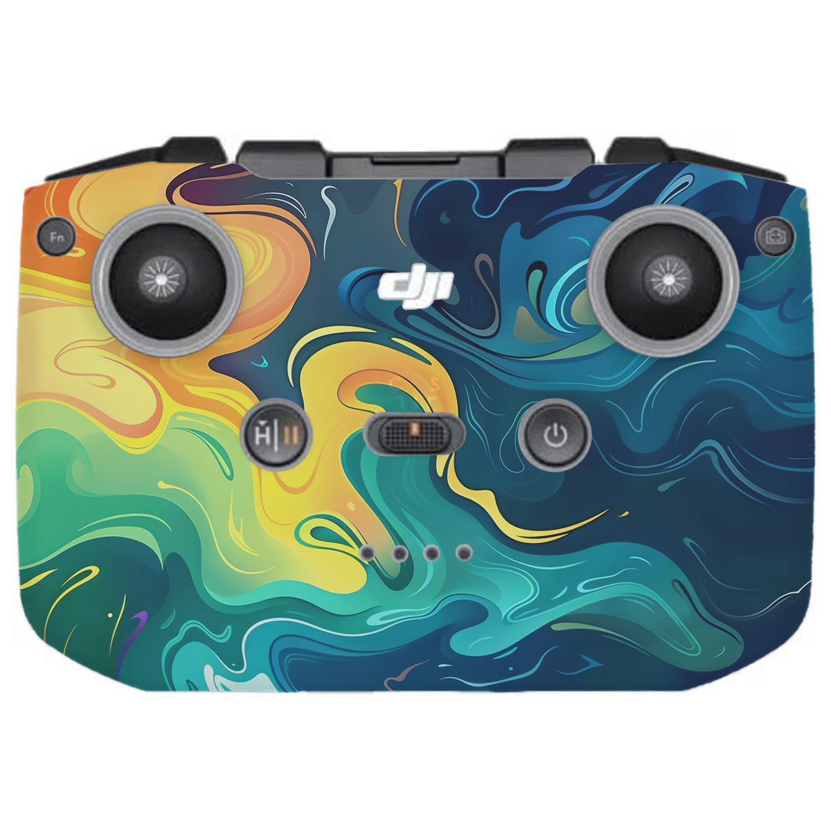 Rainbow Liquid Fusion DJI RC-N2 Remote Controller Skin
