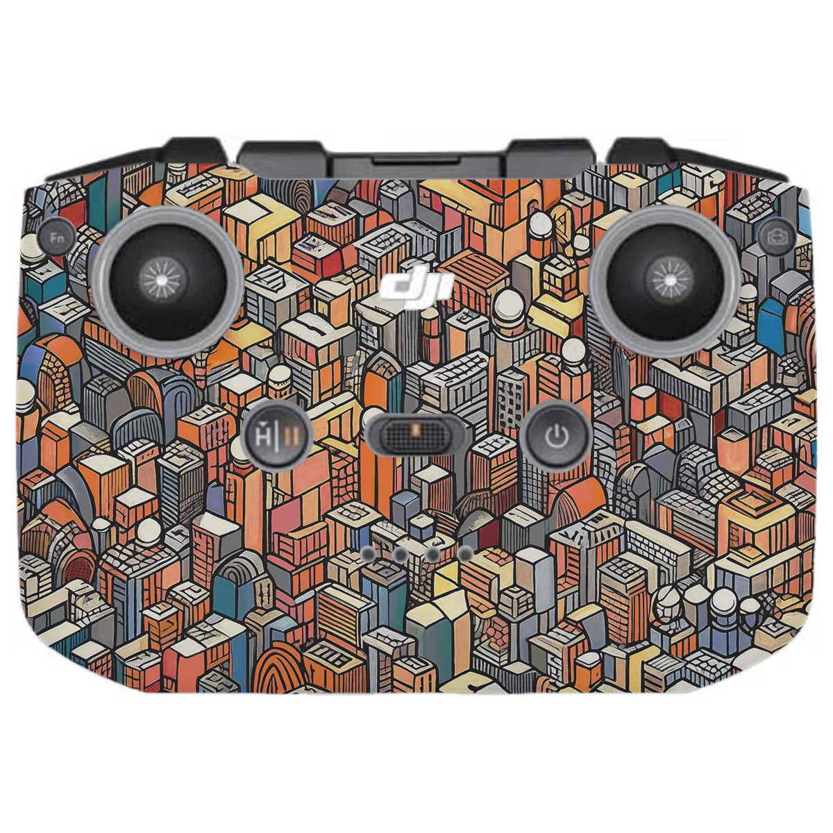 Isometric Cityscape DJI RC-N2 Remote Controller Skin