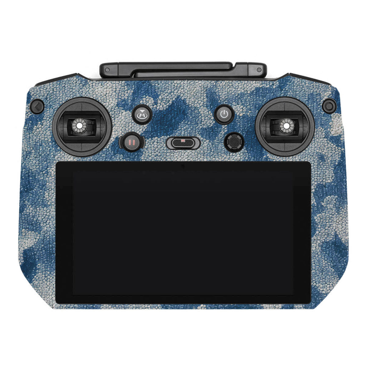 Blue Watercolor Fabric DJI RC Pro Remote Controller Skin