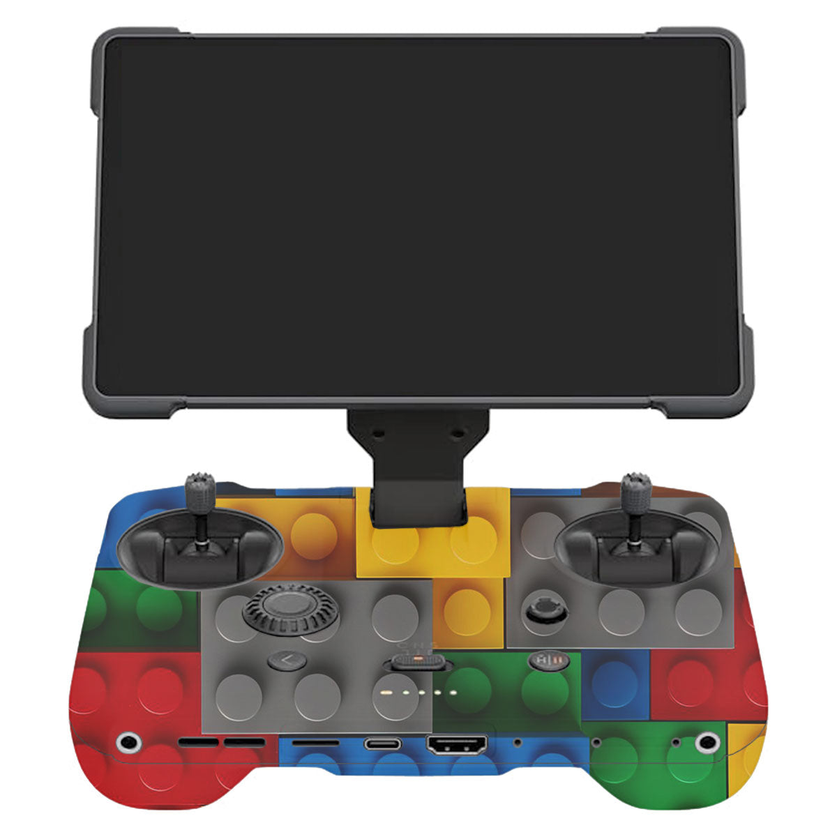 Colorful LEGO Brick Wall Pattern DJI RC Pro 2 Remote Controller Skin