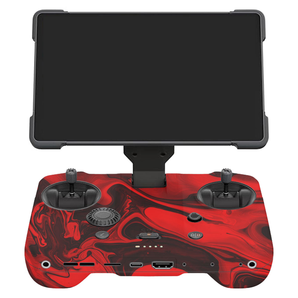 Red Lava Flow DJI RC Pro 2 Remote Controller Skin